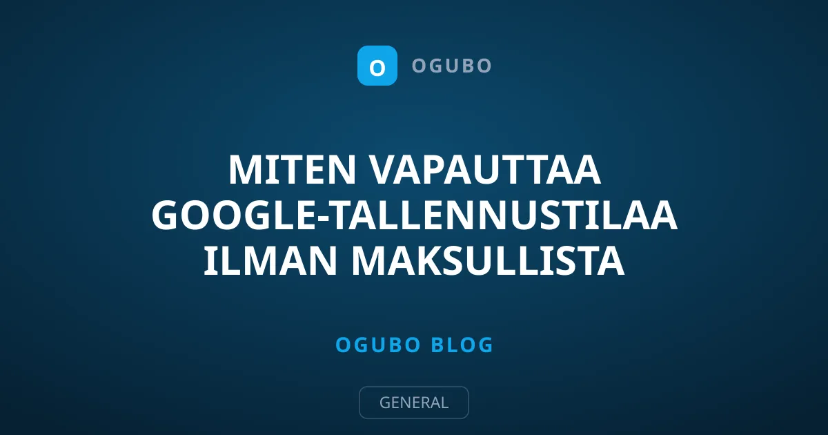 Miten vapauttaa Google-tallennustilaa ilman maksullista tilausta